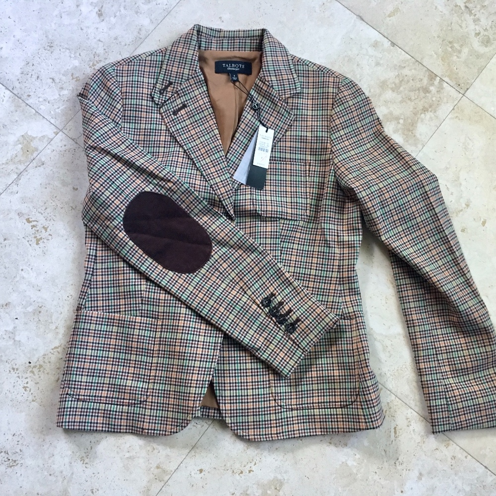 NWT Talbots 4 classic blazer jacket